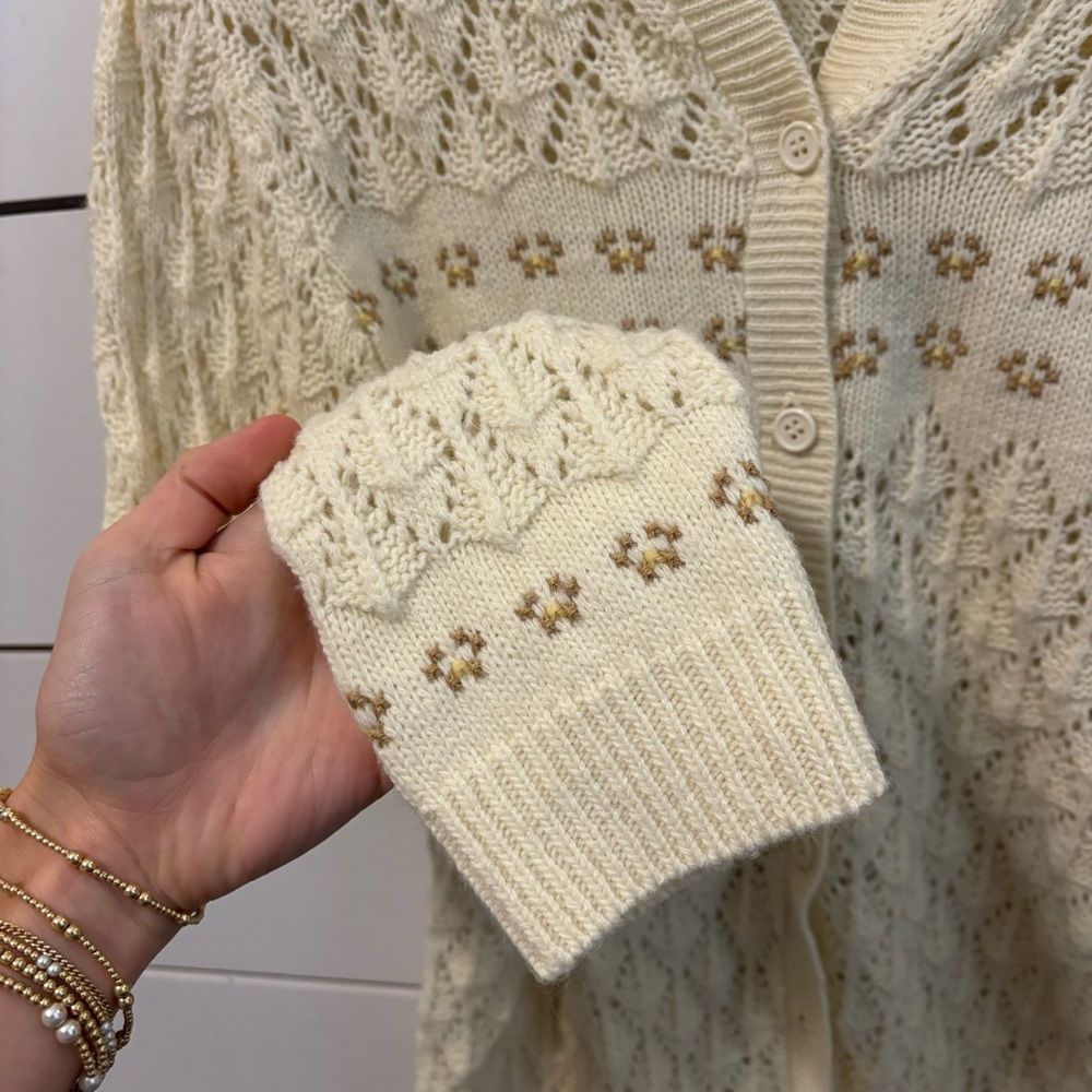 Vintage Cuddle Knit Cardigan Sweater View 4